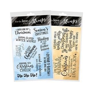 For the Love of Stamps - Festive Sentiments & Wishes Collection