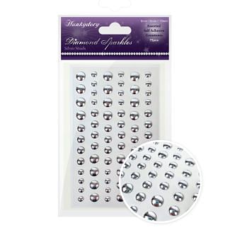 Diamond Sparkles Gemstones - Silver Studs