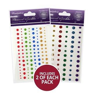 Festive Gemstones - Christmas Essentials - Pearl & Glitter Selection