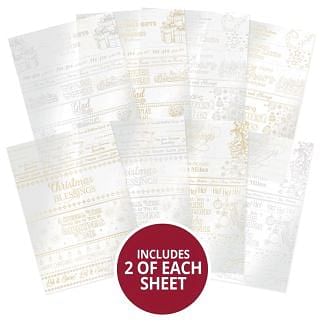 Luxury Festive Foiled Acetate Card Wraps