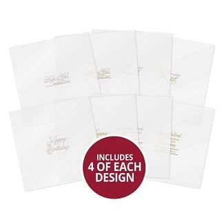 Luxury Foiled Parchment Sentiment Sheets