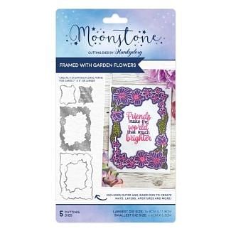 Moonstone Dies - Framed with Garden Flowers
