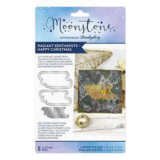Moonstone Dies - Radiant Sentiments - Happy Christmas