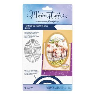 Moonstone Dies - Torn Edge Nesting Dies - Ovals