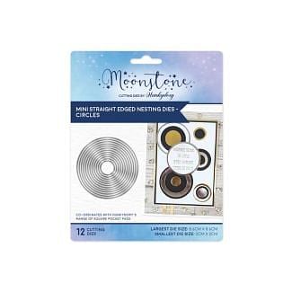 Moonstone Dies - Mini Straight Edged Nesting Dies - Circles