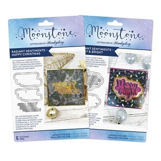 Moonstone Dies - Christmas Radiant Sentiments Multibuy