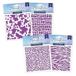 Moonstone Embossing Folders - Wildlife Print Ultimate Collection
