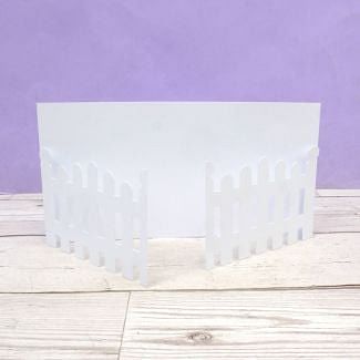 Picket Fence Card Blanks - Gatefold DL