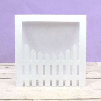 Picket Fence Card Blanks - Tentfold Frame 6" x 6"