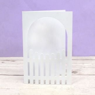 Picket Fence Card Blanks - Archway Sidefold A6