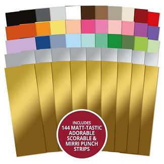 Assorted Punch Strips - Matt-tastic & Mirri Selection
