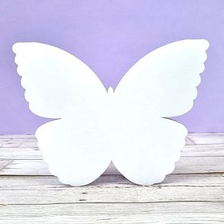 Luxury Shaped Card Blanks & Envelopes - Butterfly