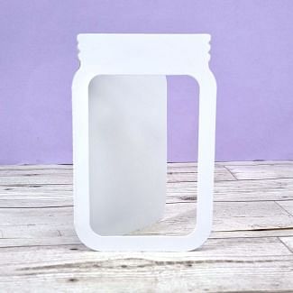 Luxury Shaped Card Blanks & Envelopes - Mason Jar