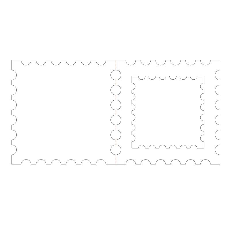 Postage Stamp Aperture Card Blanks 6