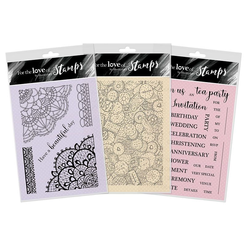 It s tea Time Edge It Stamp Collection Hunkydory Crafts