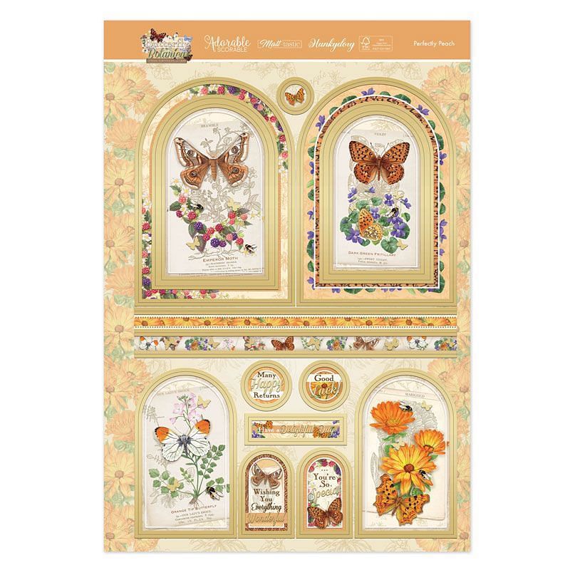 Hunkydory Crafts Midnight Botanica Mirri Magic Topper Collection