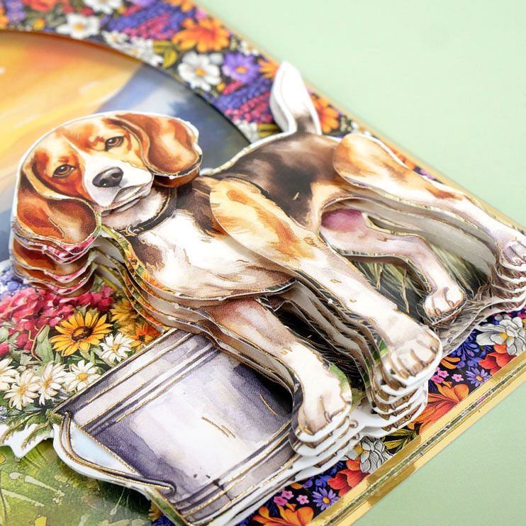 Jack Russell Terrier & Beagle Decoupage Topper Sheet | Hunkydory Crafts