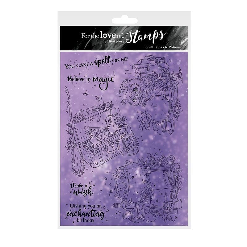 For the Love of Stamps Spell Books Potions Hunkydory Crafts