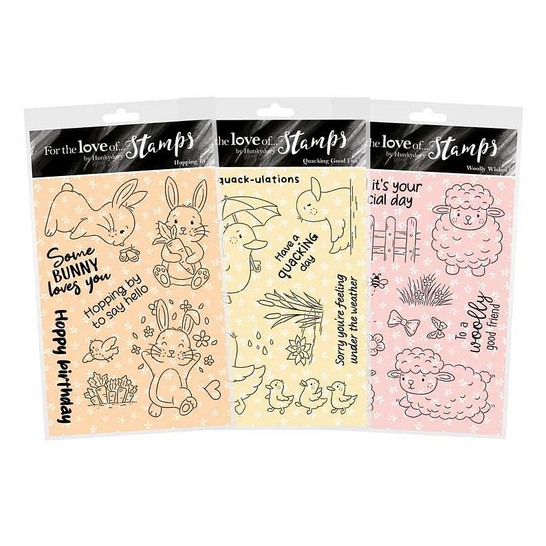 For the Love of Stamps Cute Cuddly Spring Multibuy