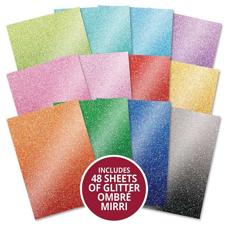 Mixed Lot Cardstock Scrapbook Supplies Glitter Shimmer Texture