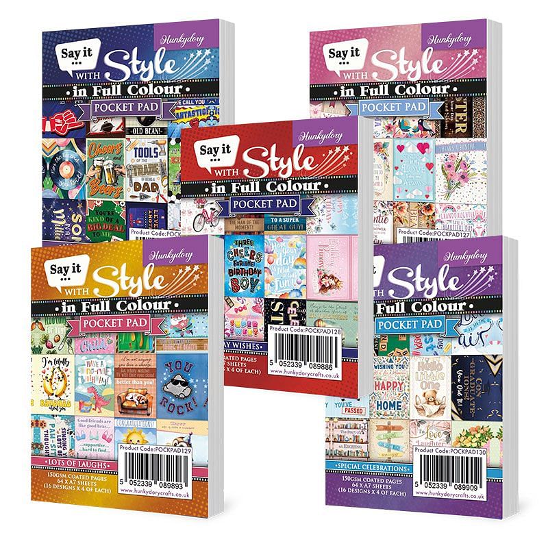 Say it with Style in Full Colour Pocket Pads - Ultimate Collection