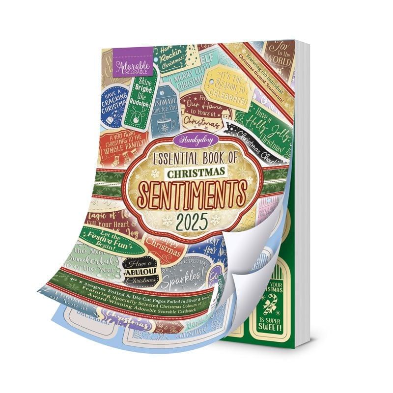 Essential Book of Christmas Sentiments 2025 Hunkydory Crafts