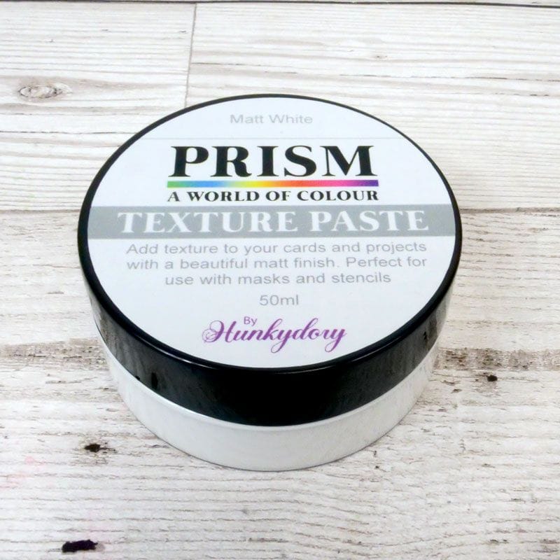 Prism Texture Paste - Matt White | Hunkydory Crafts