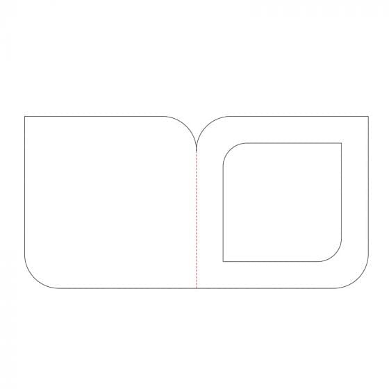 4"x4" Miniature Corner Rounder Aperture Card Blanks