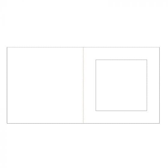 6" x 6" Square Aperture Card Blanks