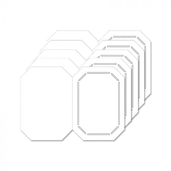 Fancy Shaped Card Blanks - A5 Fancy Octagon
