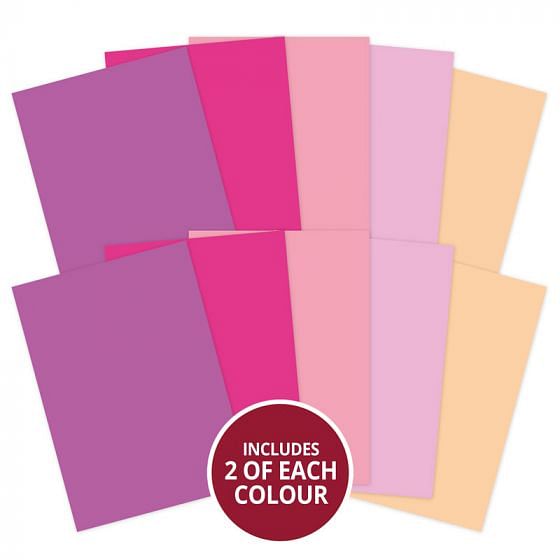 Adorable Scorable A4 Cardstock x 10 sheets - Pink Shades (2021-2022)