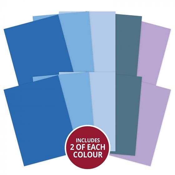 Adorable Scorable A4 Cardstock x 10 sheets - Blue Shades (2021-2022)