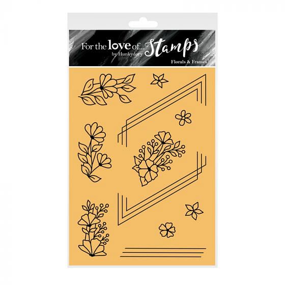 For the Love of Stamps - Florals & Frames A6 Stamp Set
