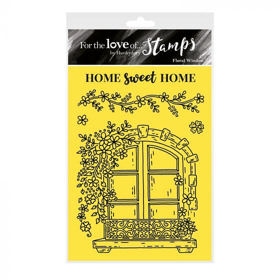 For the Love of Stamps - Floral Window A6 Stamp Set