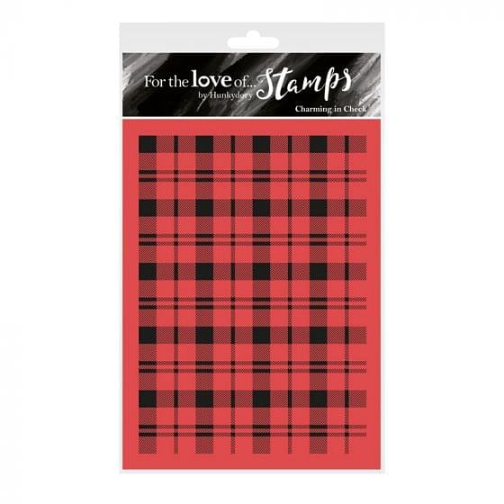 For the Love of Stamps - Charming in Check A6 Stamp Set