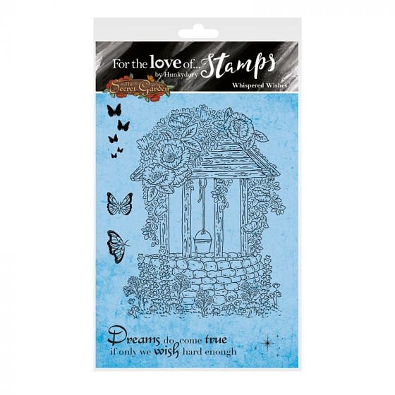 For the Love of Stamps - Whispered Wishes A6 Stamp Set