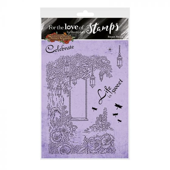 For the Love of Stamps - Sweet Swing A6 Stamp Set