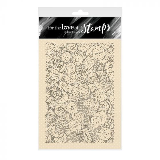 For the Love of Stamps - The Biscuit Barrel A6 Stamp Set