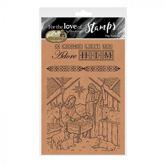 For the Love of Stamps - The Nativity A6 Stamp Set
