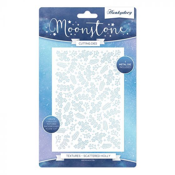 Moonstone Texture Dies - Scattered Holly
