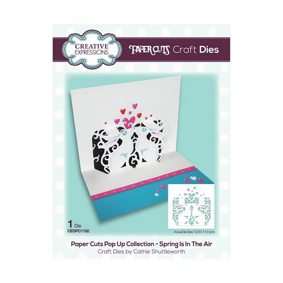 Paper Cuts Pop Up Collection - Spring Is In The Air x 1 die (die size 12.6cm x 11.5cm)