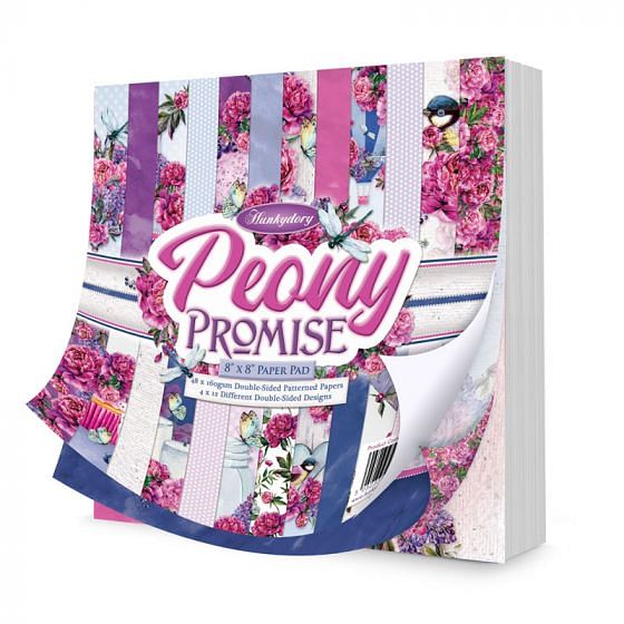 Peony Promise 8" x 8" Paper Pad