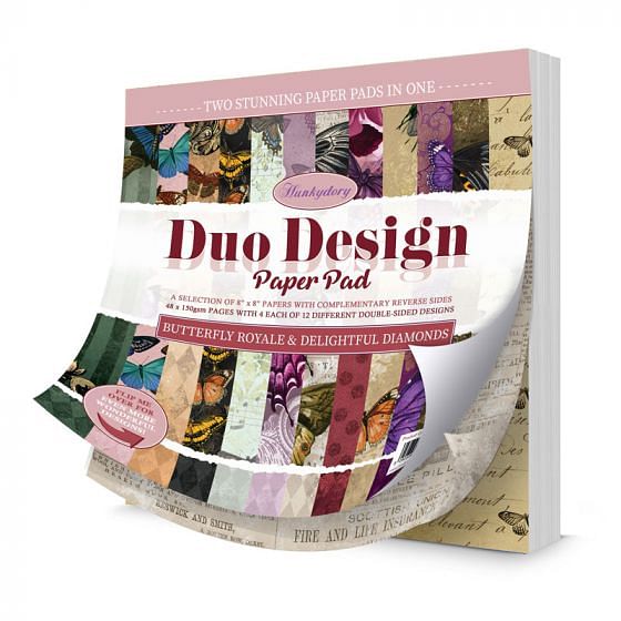 Duo Design Paper Pads - Butterfly Royale & Delightful Diamonds
