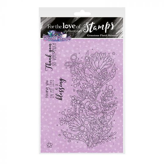 For the Love of Stamps - Gemstone Floral Shimmer