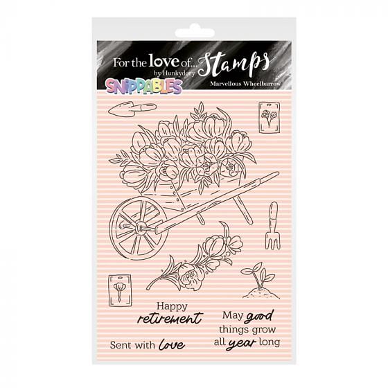 For the Love of Stamps - Snippables Spring Delights - Marvellous Wheelbarrow
