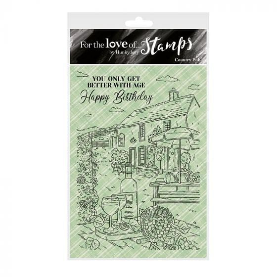 For the Love of Stamps - Country Pub A6 Stamp Set