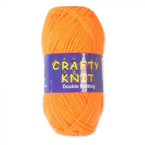 Crafty Knit DK Yarn 25g - Orange