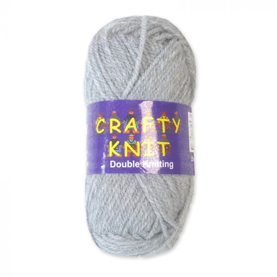 Crafty Knit DK Yarn 25g - Silver Grey