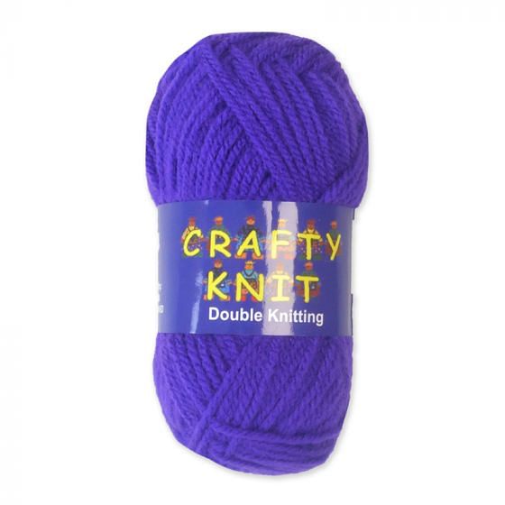 Crafty Knit DK Yarn 25g - Purple