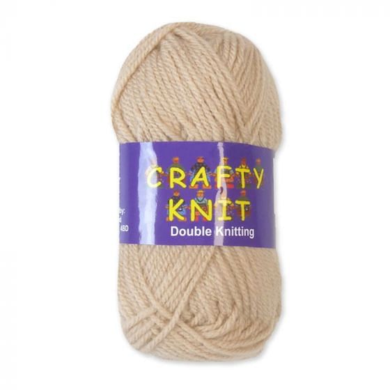 Crafty Knit DK Yarn 25g - Teddy Bear